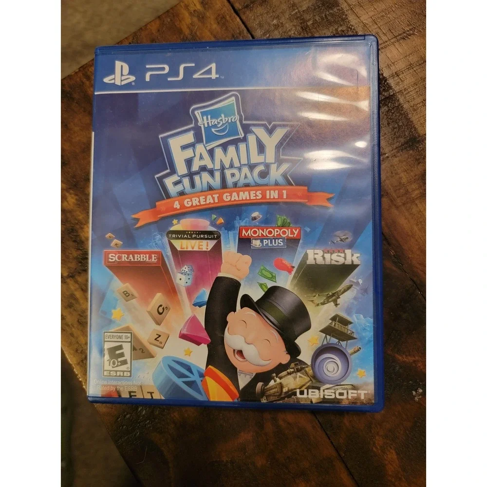 Playstation 4 PS4 Family Fun Pack 4 Great Games‎ In 1 Monopoly Risk Scrabble +